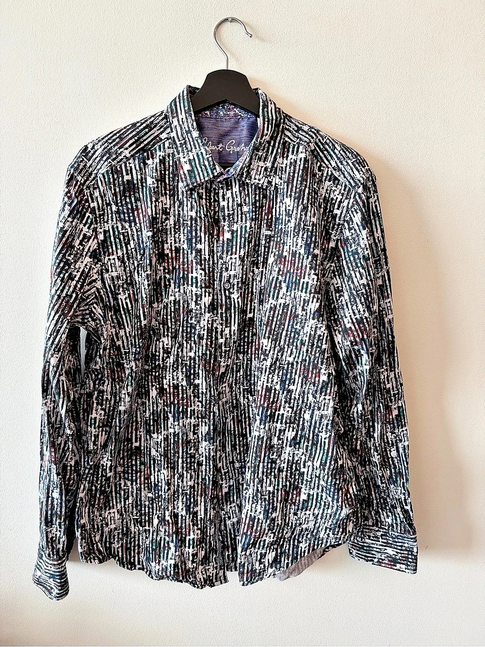 Robert Graham Abstract Print Button-Up Shirt - XL